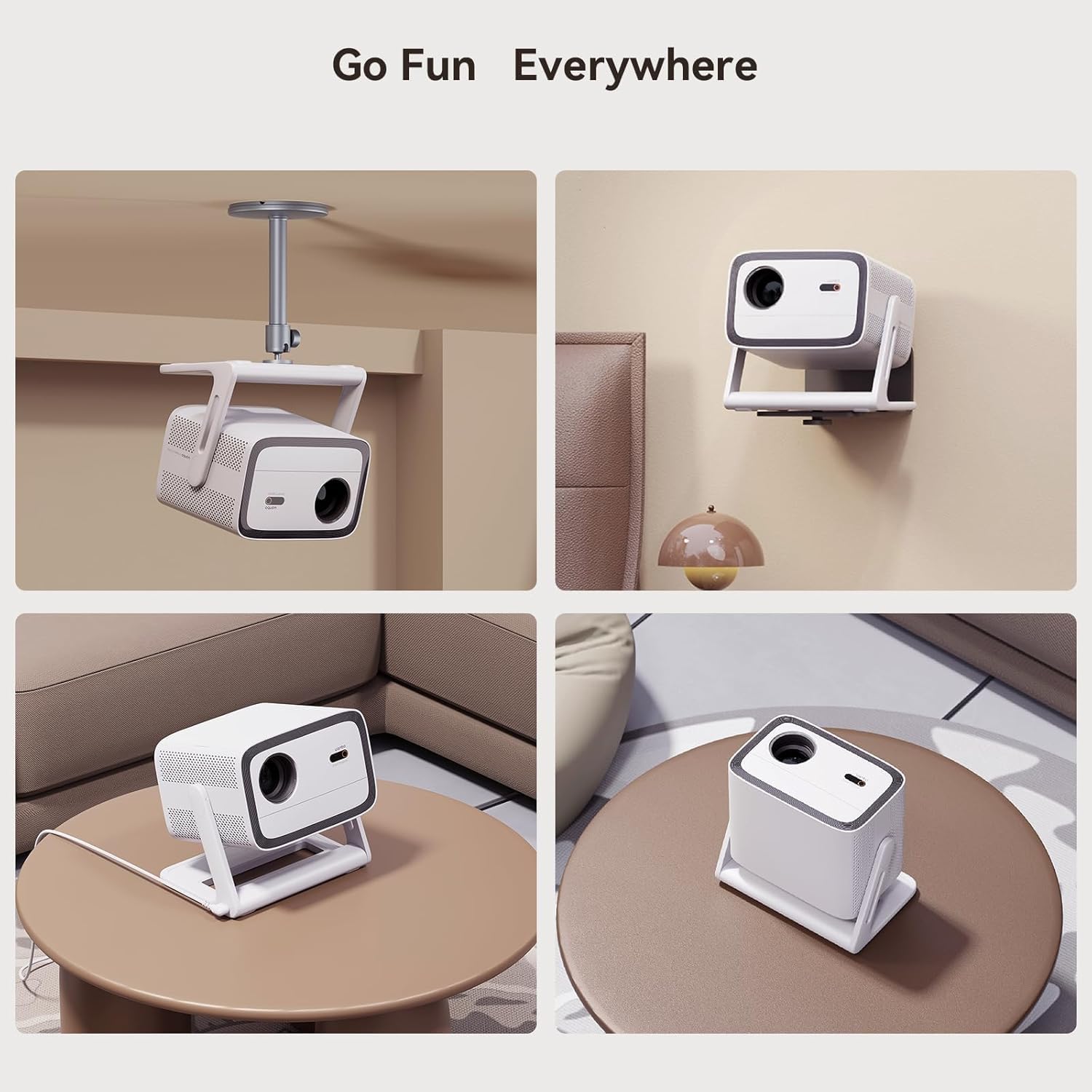  WANBO Vali 1 -  Native 1080P Fully Automatic Smart Home Projector